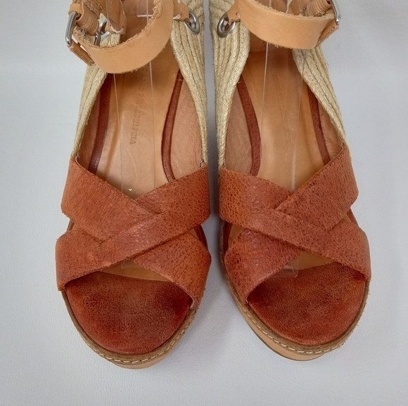 Schuler & Sons Espadrille Slingback Platform Wedge Sandals Women's US 9.5 M - Picture 6 of 12
